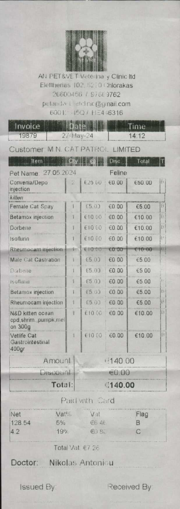 Male Neutering - SOLERO
